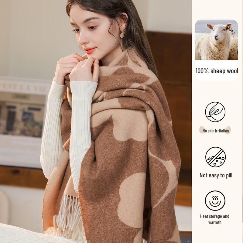 Women s 100% Wool Scarf & Shawl 180x70cm
Women s 100% Wool Scarf & Shawl 180x70cm