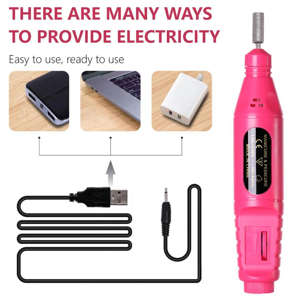 LINMANDA Electric Nail Drill Machine Nail Art Tools Machine Manicure Milling Cutter Nail Art Nail Drill Pen Salon Nail Equipment USB рожевий
LINMANDA Electric Nail Drill Machine Nail Art Tools Machine Manicure Milling Cutter Nail Art Nail Drill Pen Salon Nail Equipment USB рожевий
