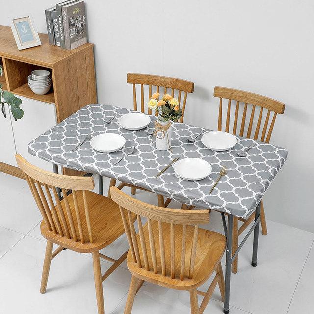 D2 Elastic Band Rectangular Tablecloth PVC Waterproof Oilproof Table Cover Table Cloth Home Hotel Dining Table Protective Covers 134x88CM серый
D2 Elastic Band Rectangular Tablecloth PVC Waterproof Oilproof Table Cover Table Cloth Home Hotel Dining Table Protective Covers 134x88CM серый