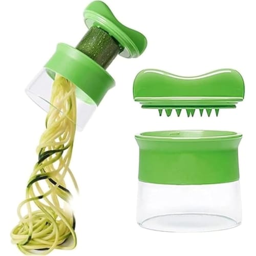 Ladfrol Vegetable Noodle Cutter, Rotating Vegetable Slicer, Multi-Function Cooking Set, Kitchen Utensil for Carrots, Radishes, and Noodles, Spiral Cut
Ladfrol Vegetable Noodle Cutter, Rotating Vegetable Slicer, Multi-Function Cooking Set, Kitchen Utensil for Carrots, Radishes, and Noodles, Spiral Cut