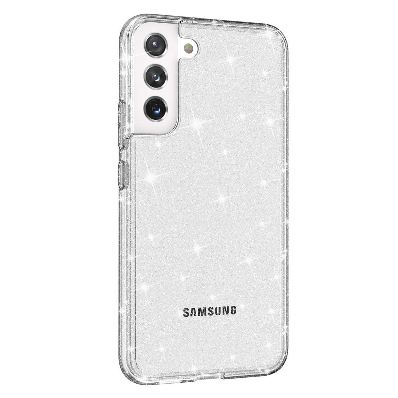 For Samsung Galaxy S21 FE 5G/S21 Fan Edition Sparkly Clear Glitter Case Anti-Scratch Hard PC Soft TPU Thickening Design Protective Phone Cover White
For Samsung Galaxy S21 FE 5G/S21 Fan Edition Sparkly Clear Glitter Case Anti-Scratch Hard PC Soft TPU Thickening Design Protective Phone Cover White
