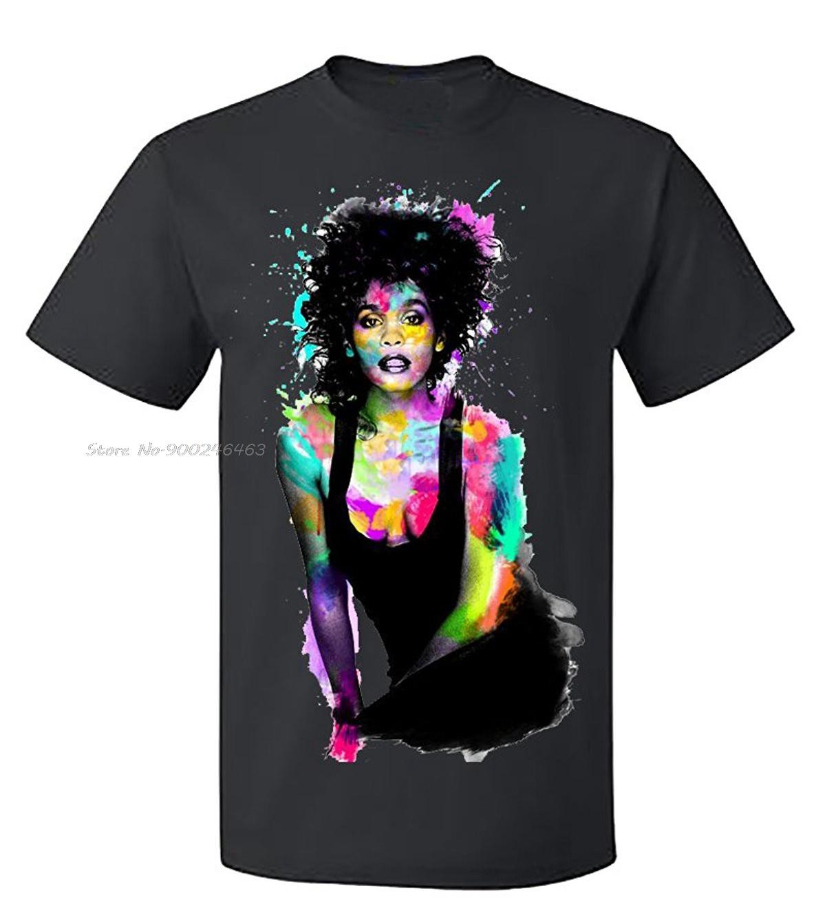 Unisex Music Whitney Houston Watercolor Tribute Tshirt Unisex Summer ONeck Unisex T Shirt Cotton Tees 4XL
Unisex Music Whitney Houston Watercolor Tribute Tshirt Unisex Summer ONeck Unisex T Shirt Cotton Tees 4XL