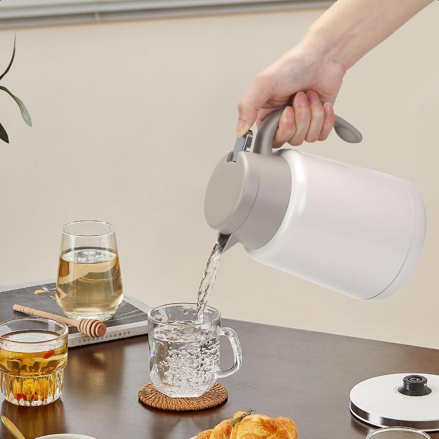 Термокофейник 51 унция Кофейник из нержавеющей стали для поддержания горячих напитков Двустенный термос Изолированный Pi United States
Термокофейник 51 унция Кофейник из нержавеющей стали для поддержания горячих напитков Двустенный термос Изолированный Pi United States