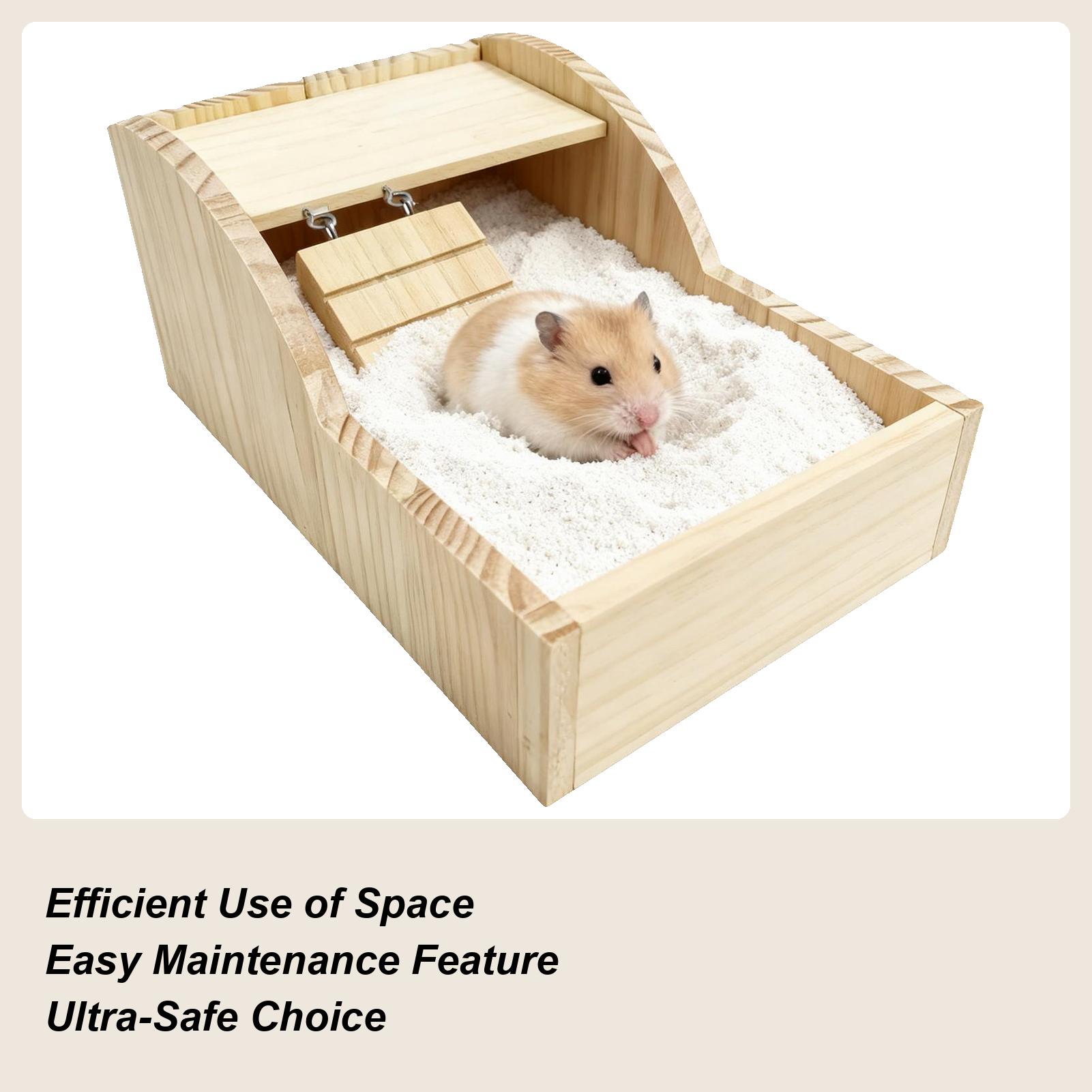 Hamster Sand Bath Container Detachable With Ladder Wooden Hamster Sand Bathtub For Enrichment Pet-Care Comfort Home Cage China Mainland
Hamster Sand Bath Container Detachable With Ladder Wooden Hamster Sand Bathtub For Enrichment Pet-Care Comfort Home Cage China Mainland