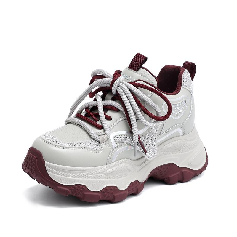2026 popular dad shoes spring and autumn fashionable versatile thick-soled heightening rhinestone leather sneakers casual shoes 40
2026 popular dad shoes spring and autumn fashionable versatile thick-soled heightening rhinestone leather sneakers casual shoes 40