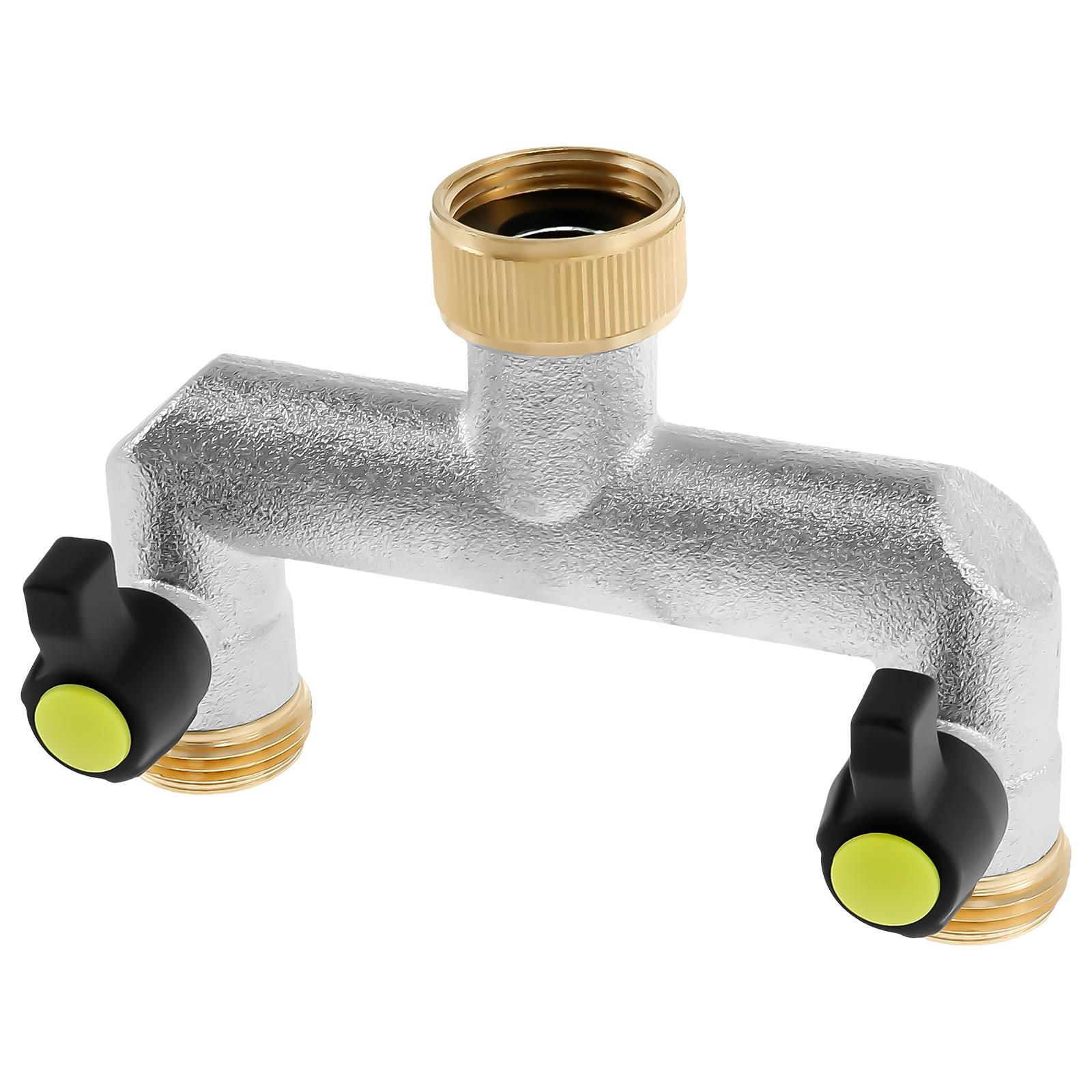 3/4 Inch 2 Way Hose Splitter Zinc Alloy Garden Hose Splitter Rustproof Hose Connector Splitter for Outdoor Gardening Lawn Care
3/4 Inch 2 Way Hose Splitter Zinc Alloy Garden Hose Splitter Rustproof Hose Connector Splitter for Outdoor Gardening Lawn Care