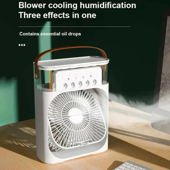 Yousheng Portable Humidifier Fan Personal Air Conditioner Strong Airflow Low Noise Compact Design USB Electric Cooler Water Spray Fan білий
Yousheng Portable Humidifier Fan Personal Air Conditioner Strong Airflow Low Noise Compact Design USB Electric Cooler Water Spray Fan білий