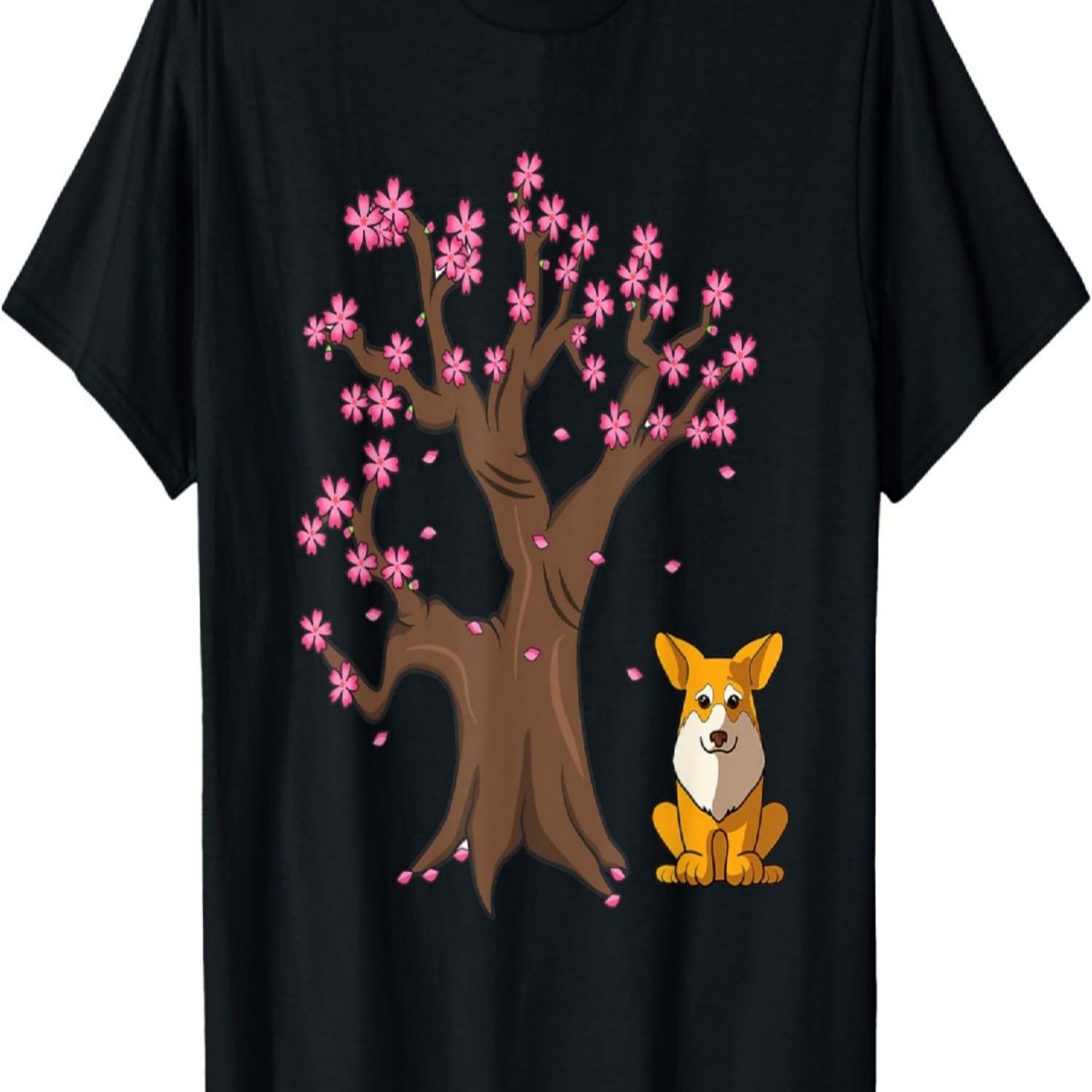 Pembroke Corgi Dog of Japan Cherry Blossom T-Shirt S чёрный
Pembroke Corgi Dog of Japan Cherry Blossom T-Shirt S чёрный
