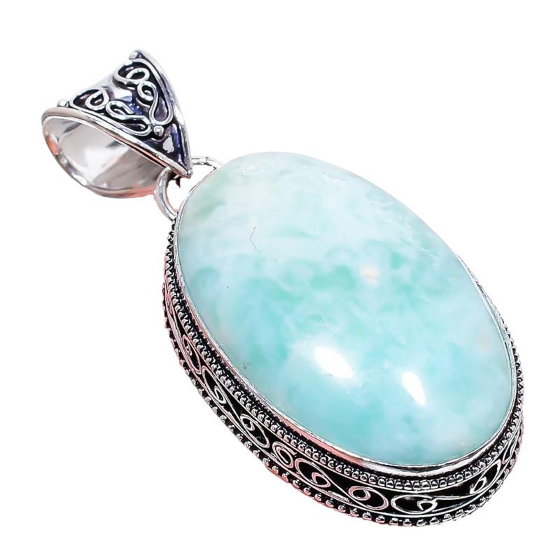 Amazonite Gemstone Handmade 925 Sterling Silver Jewelry Pendant 2.17 AH-753 2.2 синий
Amazonite Gemstone Handmade 925 Sterling Silver Jewelry Pendant 2.17 AH-753 2.2 синий