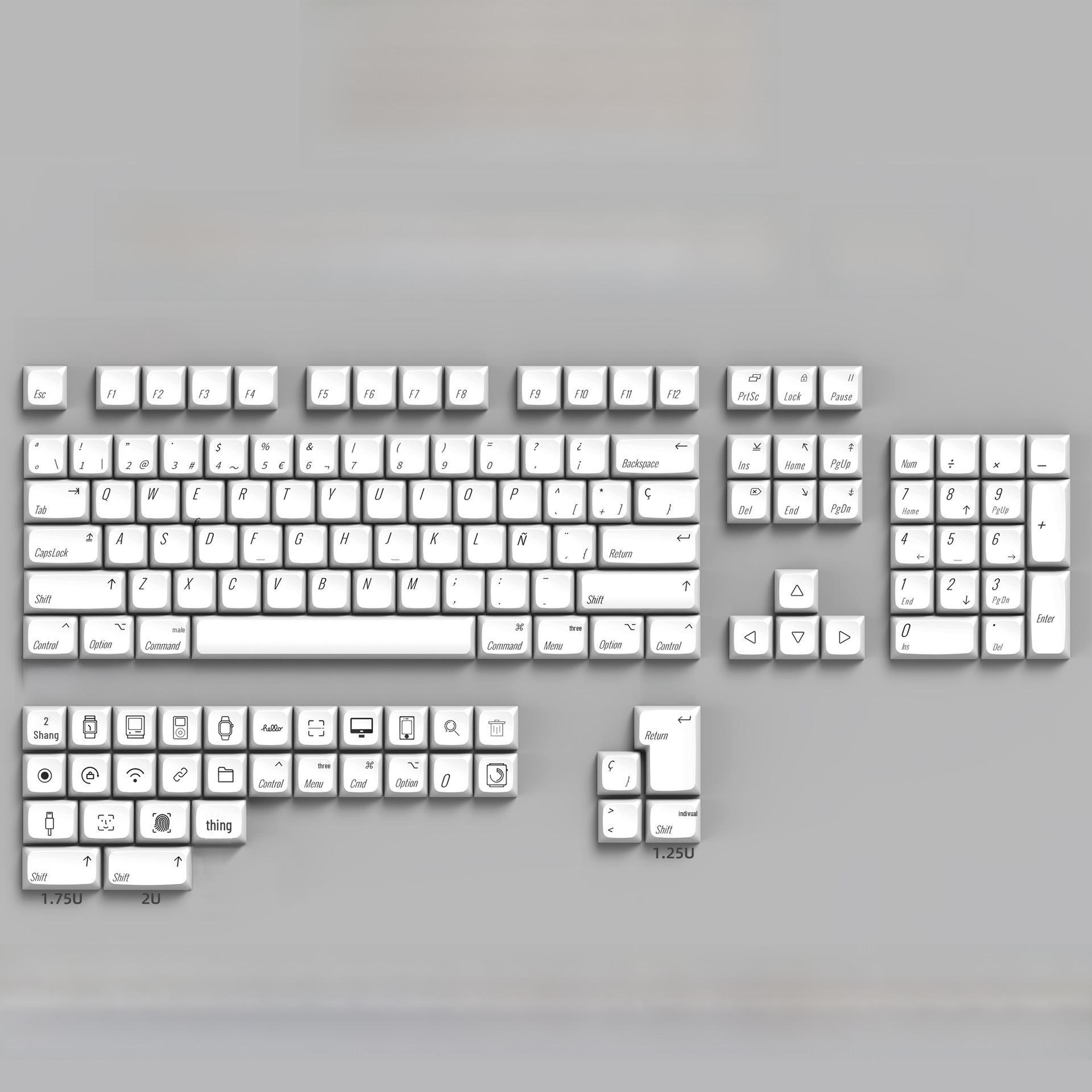 Клавіатурні ковпачки PBT Dye-Sub профілю XDA для механічних клавіатур (68/75/84/96/980/104) 136-key Spanish
Клавіатурні ковпачки PBT Dye-Sub профілю XDA для механічних клавіатур (68/75/84/96/980/104) 136-key Spanish