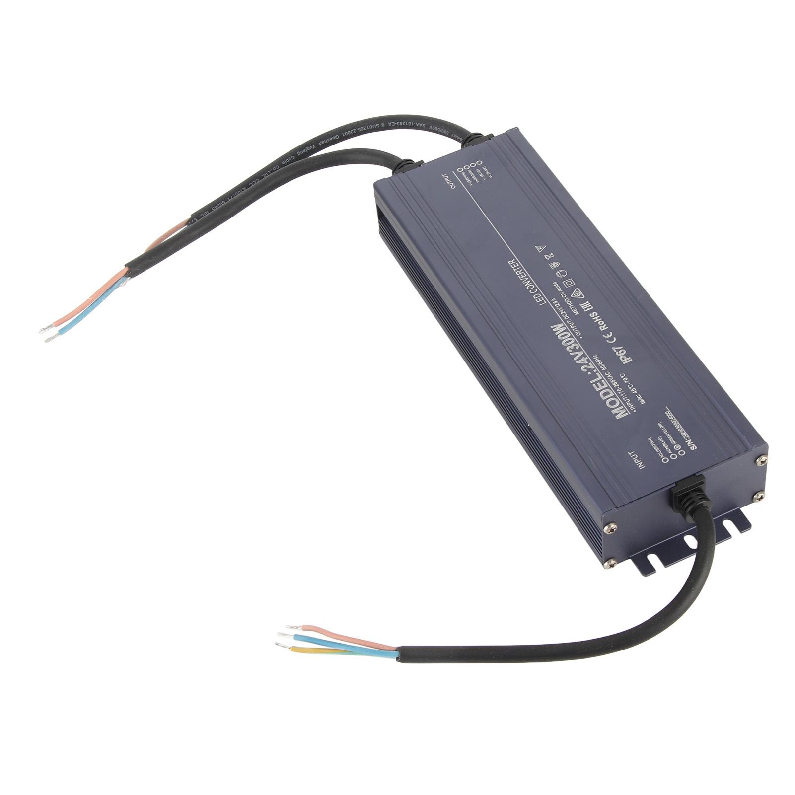 Водонепроницаемый светодиодный источник питания IP67 Источники питания постоянного напряжения для подсветки вывесок 300 Вт AC170‑265V24V 12.5A
Водонепроницаемый светодиодный источник питания IP67 Источники питания постоянного напряжения для подсветки вывесок 300 Вт AC170‑265V24V 12.5A