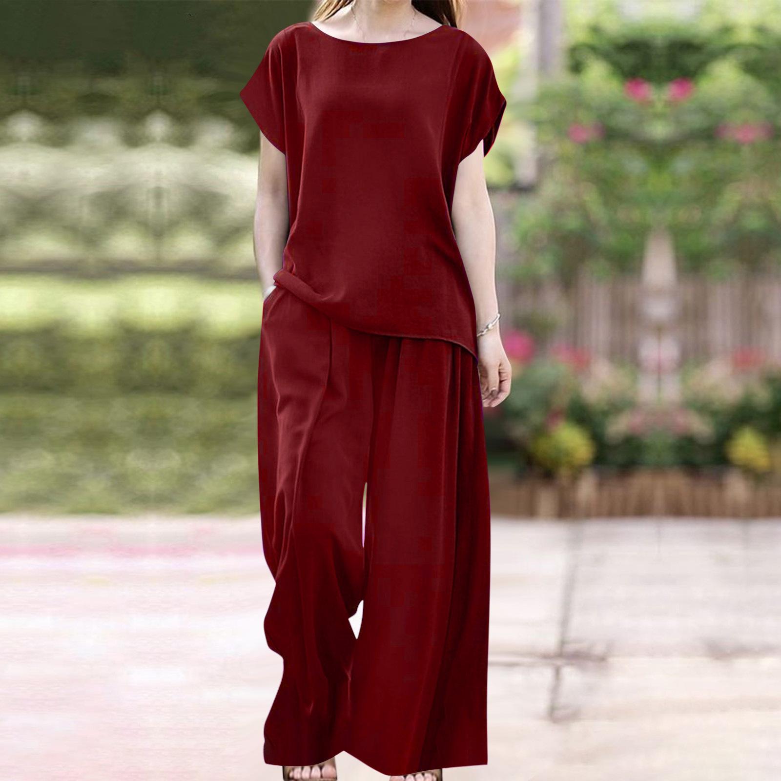 Women S Casual Pullover Shirt With Long And Short Sleeves, Round Neck, Artistic Solid Color Casual Retro Style Suit 5XL вина червоного кольору
Women S Casual Pullover Shirt With Long And Short Sleeves, Round Neck, Artistic Solid Color Casual Retro Style Suit 5XL вина червоного кольору