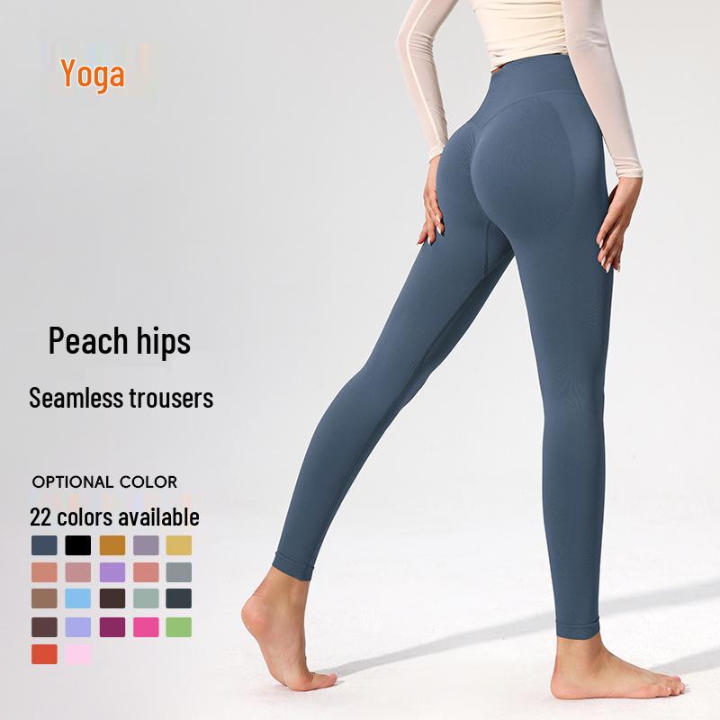 Seamless High-Waisted Yoga Pants - European & American Style, Nude Feel, Hip-Lifting, Tight Fit for Women Large
Seamless High-Waisted Yoga Pants - European & American Style, Nude Feel, Hip-Lifting, Tight Fit for Women Large