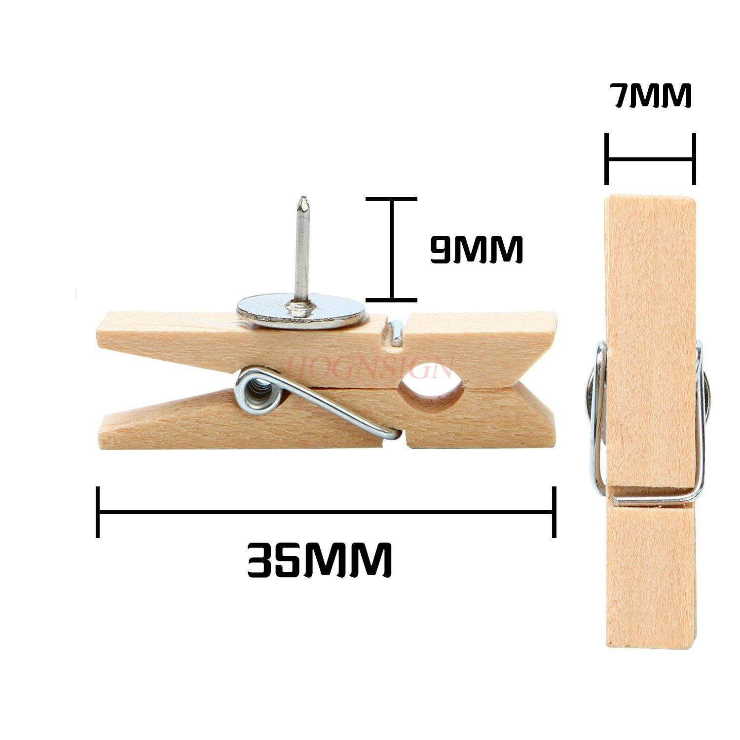 20PCS Wooden color small wooden clip push pin, creative and cute without damaging photos, wall decoration push pin China Mainland
20PCS Wooden color small wooden clip push pin, creative and cute without damaging photos, wall decoration push pin China Mainland