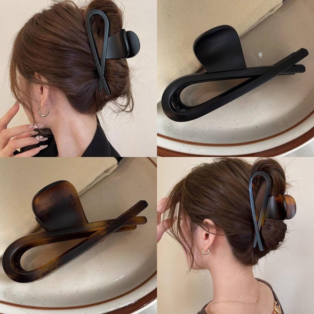 Amber Color Retro Hair Clip Acrylic Large Hair Claw Trendy Shark Clip Hair Styling Matte B
Amber Color Retro Hair Clip Acrylic Large Hair Claw Trendy Shark Clip Hair Styling Matte B
