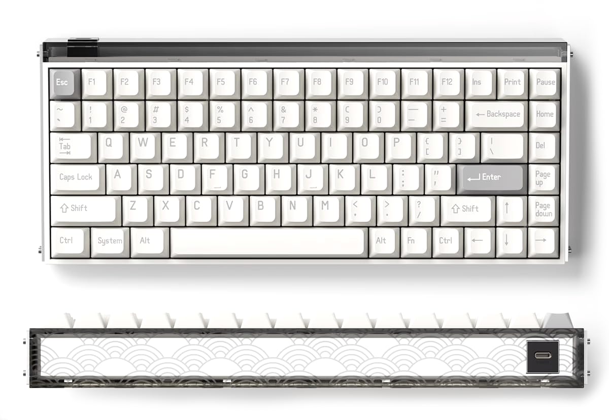 MADE84 Pro English Layout USB Connection 8000Hz Rapid Trigger Compatible Magnetic TTC KOM Switch HE Magnetic Tenkeyless 84 Keys Hot Swap Snap Tap 8K
MADE84 Pro English Layout USB Connection 8000Hz Rapid Trigger Compatible Magnetic TTC KOM Switch HE Magnetic Tenkeyless 84 Keys Hot Swap Snap Tap 8K