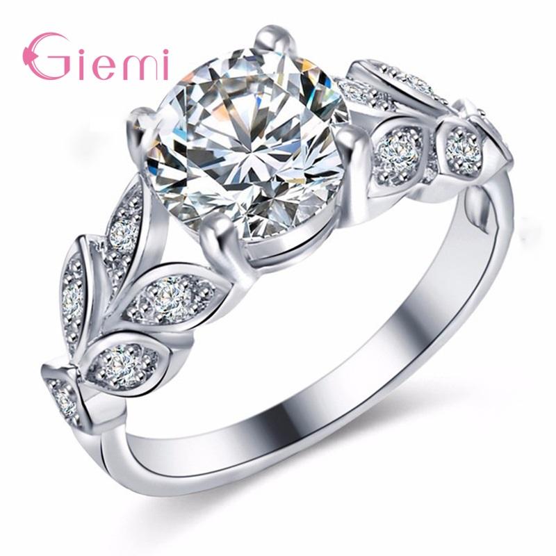 925 Sterling Silver Rings Vine Leaf Design Engagement Cubic Zircon Ring Fashion for Women Ladies Wedding Jewelry Gifts 9 біле золото кольору
925 Sterling Silver Rings Vine Leaf Design Engagement Cubic Zircon Ring Fashion for Women Ladies Wedding Jewelry Gifts 9 біле золото кольору