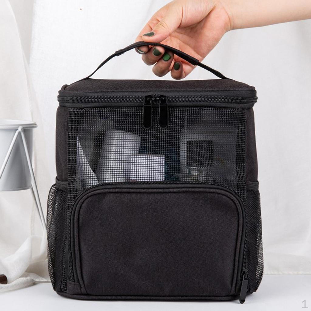 Portable multiple pocket Oxford Cloth Cosmetcis Bag Water-resistant Zipper Hanging Mesh Cosmetic чорний
Portable multiple pocket Oxford Cloth Cosmetcis Bag Water-resistant Zipper Hanging Mesh Cosmetic чорний