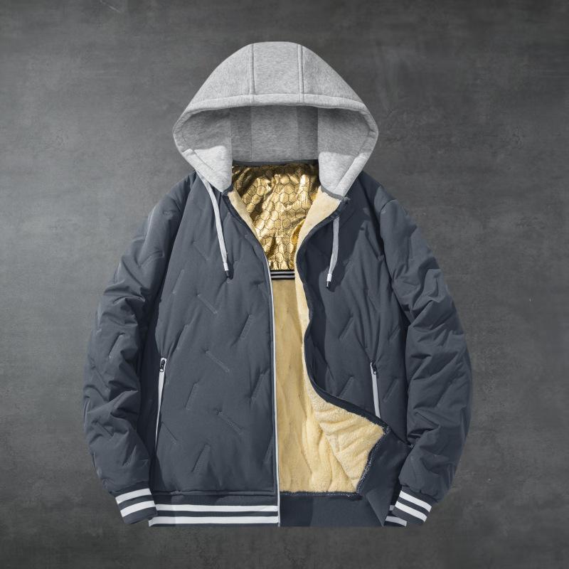 Autumn and Winter, Graphene Hooded Cotton Is Used To Immunize Men and Add Thick Velvet To Prevent Cold XXL сірий
Autumn and Winter, Graphene Hooded Cotton Is Used To Immunize Men and Add Thick Velvet To Prevent Cold XXL сірий