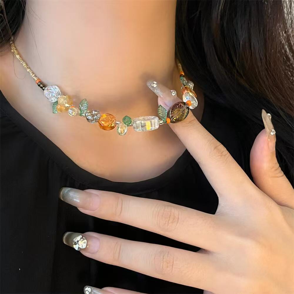 Новое китайское ожерелье из бисера в виде цветка
Новое китайское ожерелье из бисера в виде цветка