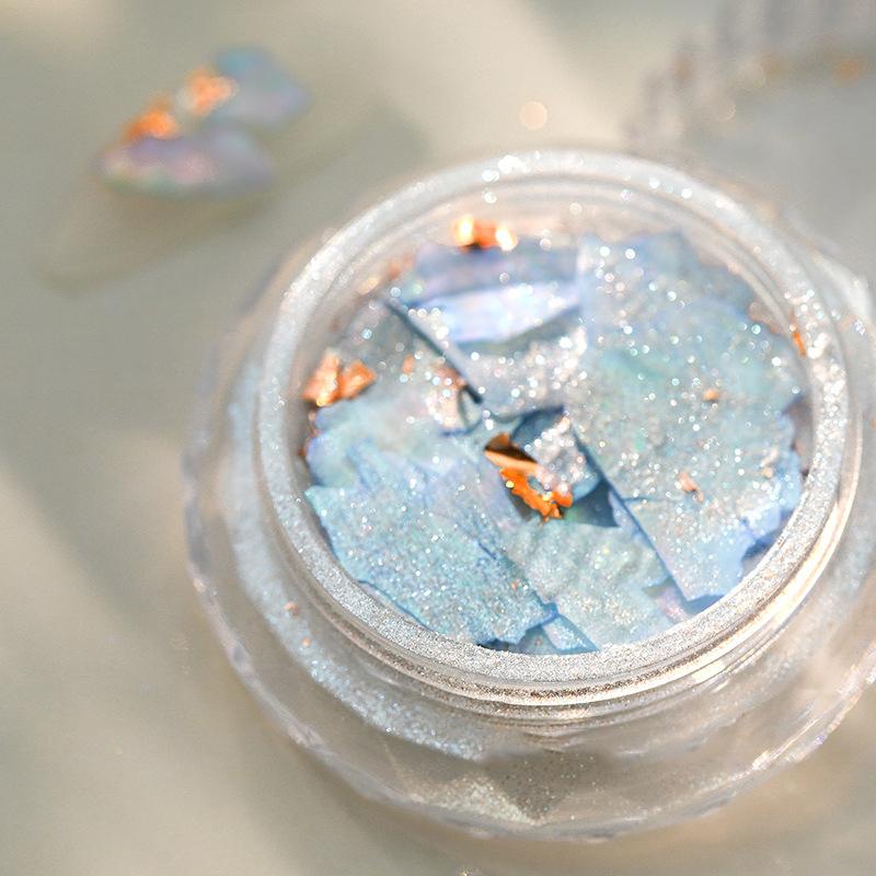 1Pc Mixed Style Sparkling Colorful Shell Slices Opal Powder Dreamy Cloud Brocade Sparkling Powder Flower Thin Nail Glitter
1Pc Mixed Style Sparkling Colorful Shell Slices Opal Powder Dreamy Cloud Brocade Sparkling Powder Flower Thin Nail Glitter