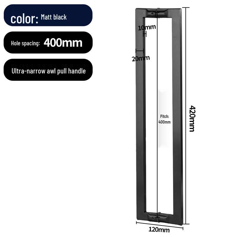 Jundingying Matte Black 304 Stainless Steel Shower Door Handle
Jundingying Matte Black 304 Stainless Steel Shower Door Handle