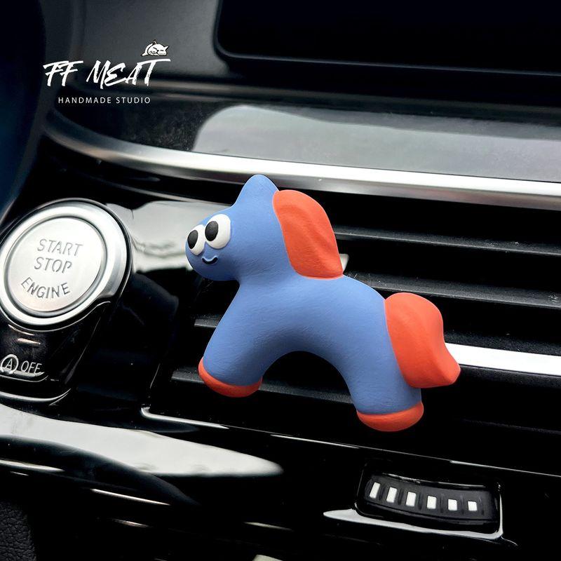 Car Air Freshener Cute Simple Abstract Fortune Horse Good Luck Car Dashboard Vent Hand-Painted Aroma Diffuser Stone Gift Blue Pony
Car Air Freshener Cute Simple Abstract Fortune Horse Good Luck Car Dashboard Vent Hand-Painted Aroma Diffuser Stone Gift Blue Pony