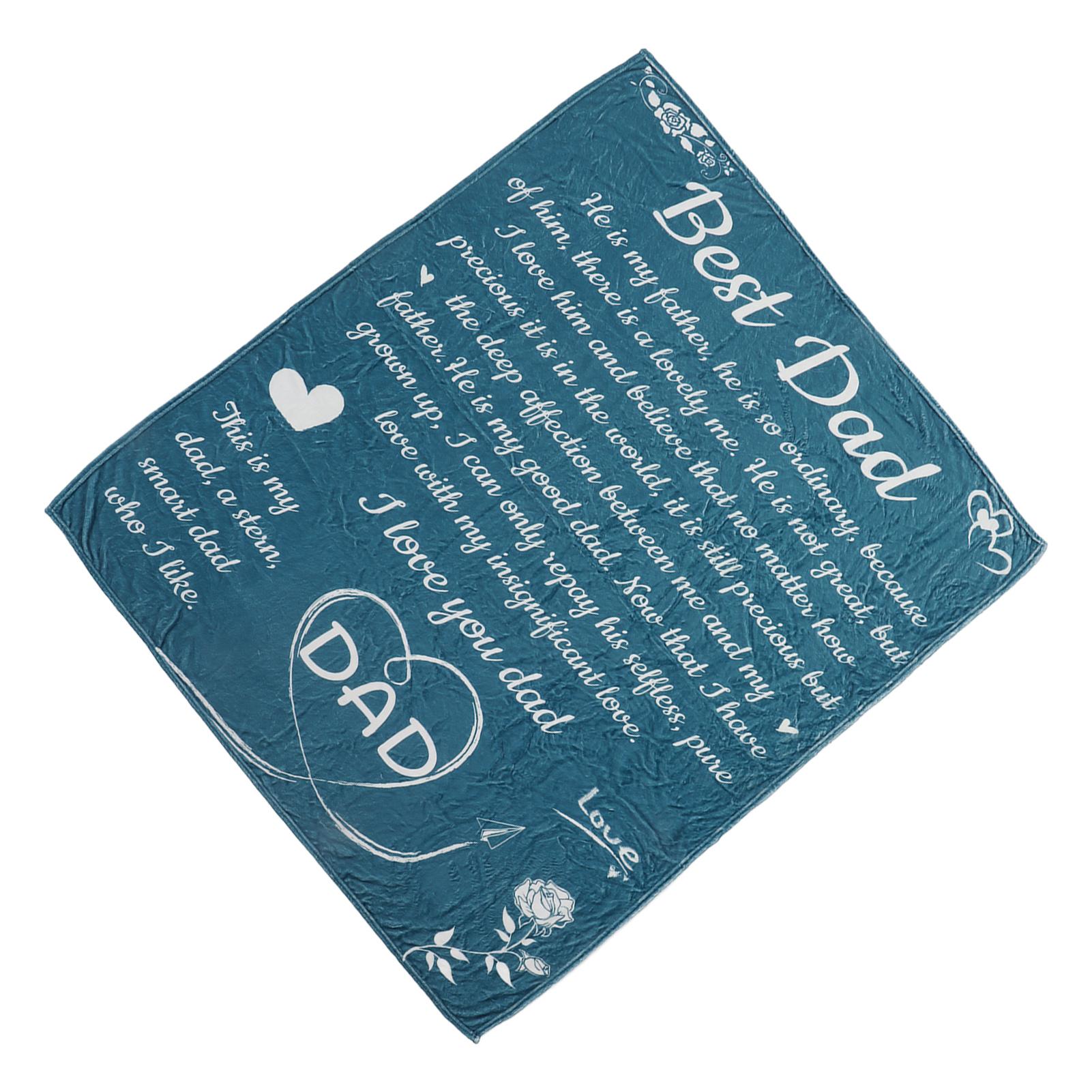 Papa Blanket Soft Skin Friendly Expressing Love Flannel Personalized Blanket Multifunctional Dad Blanket for Bedroom
Papa Blanket Soft Skin Friendly Expressing Love Flannel Personalized Blanket Multifunctional Dad Blanket for Bedroom
