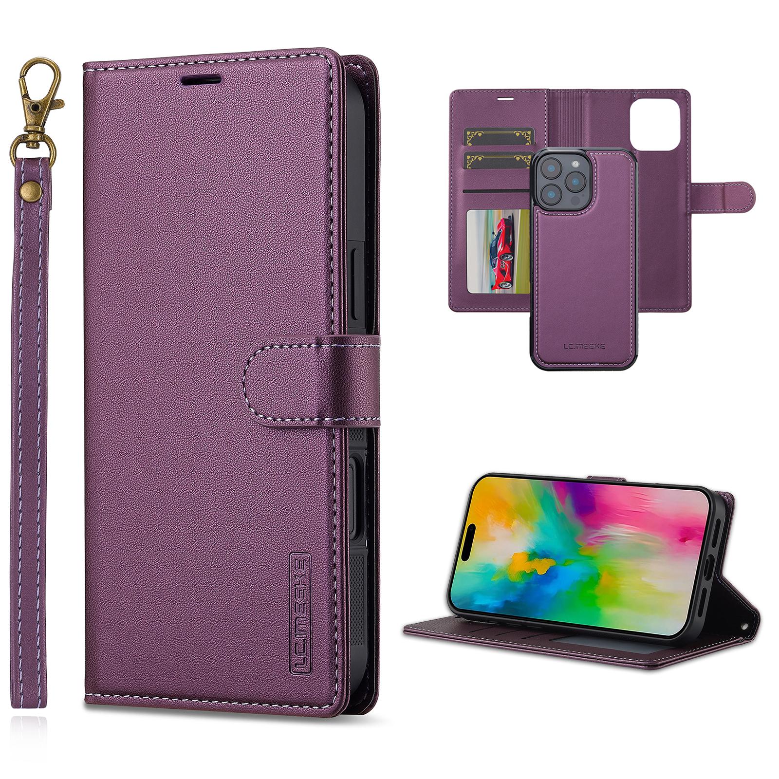 Серия LC.IMEEKE L2 для iPhone 16 Pro Max Чехол Кожаный кошелек Съемная магнитная накладка для телефона Purple
Серия LC.IMEEKE L2 для iPhone 16 Pro Max Чехол Кожаный кошелек Съемная магнитная накладка для телефона Purple