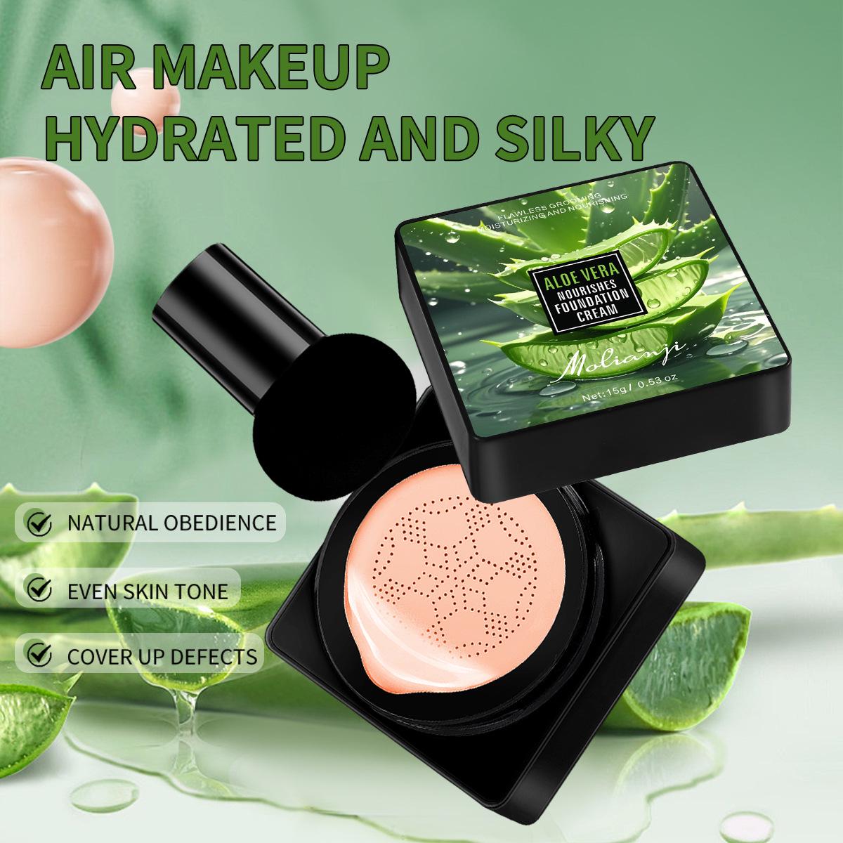 Exclusive Mushroom Head Cushion Waterproof CC Foundation & Concealer BB Cream Nude Makeup
Exclusive Mushroom Head Cushion Waterproof CC Foundation & Concealer BB Cream Nude Makeup