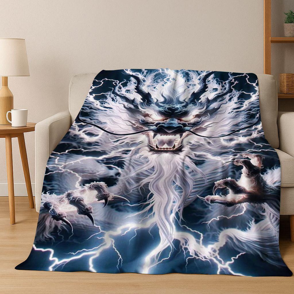 Magic Dragon Mythology Art Chinese Loong Cartoon Flannel Blanket,Cozy Soft Throw Blanket for Home Bedroom Bed Sofa Cover Kid 75x90cm
Magic Dragon Mythology Art Chinese Loong Cartoon Flannel Blanket,Cozy Soft Throw Blanket for Home Bedroom Bed Sofa Cover Kid 75x90cm