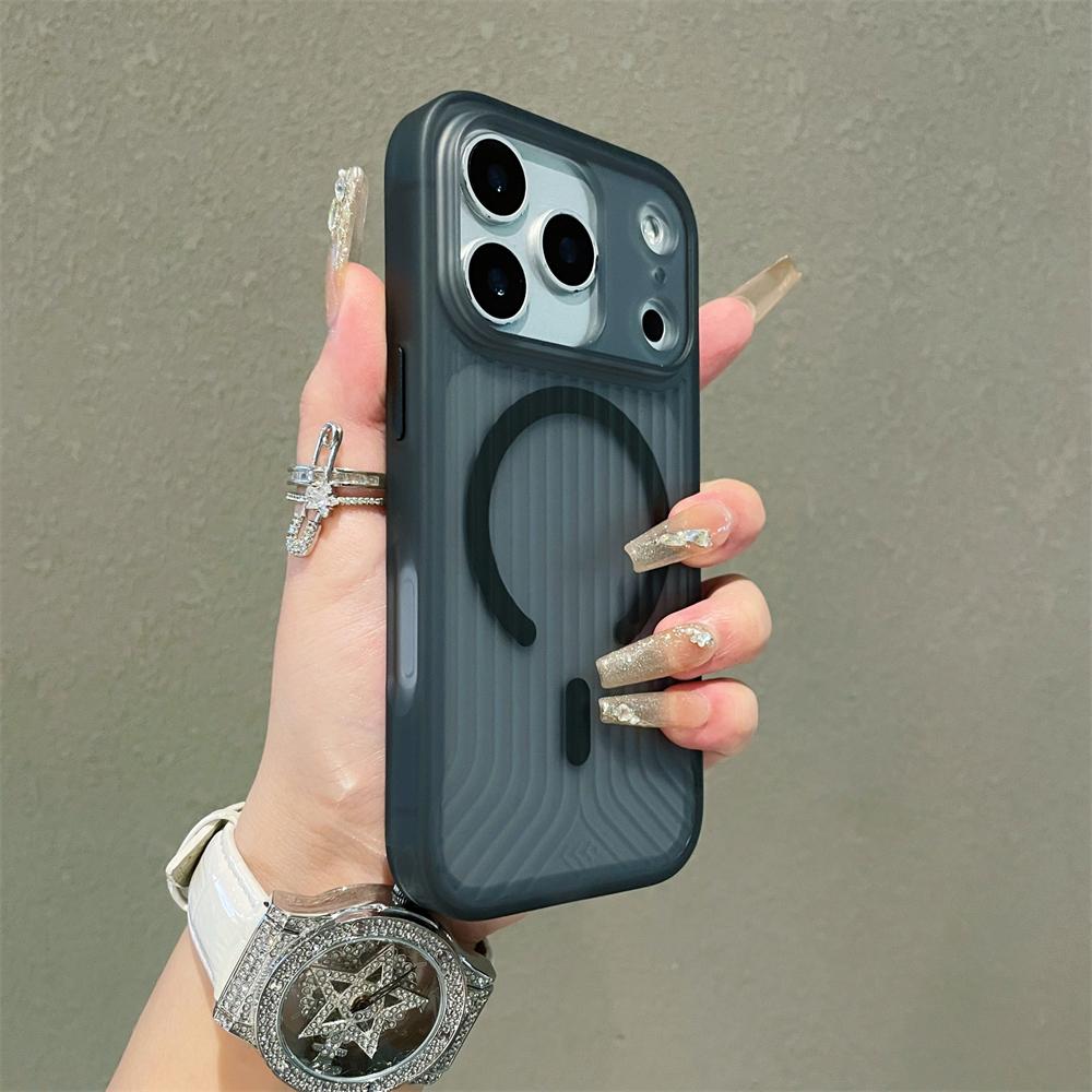 Corrugated Pattern For Magsafe Magnetic Wireless Charge Case For iPhone 17 16 15 14 13 Pro Max Transparen Bumper PC Matte Cover iPhone 14 Pro Max
Corrugated Pattern For Magsafe Magnetic Wireless Charge Case For iPhone 17 16 15 14 13 Pro Max Transparen Bumper PC Matte Cover iPhone 14 Pro Max