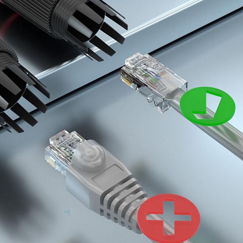 2Pcs Outdoor Broadband Network Cable Extender Rj45 Docking Connector Ethernet Network Straight-Through Waterproof Ip67 Header чорний
2Pcs Outdoor Broadband Network Cable Extender Rj45 Docking Connector Ethernet Network Straight-Through Waterproof Ip67 Header чорний