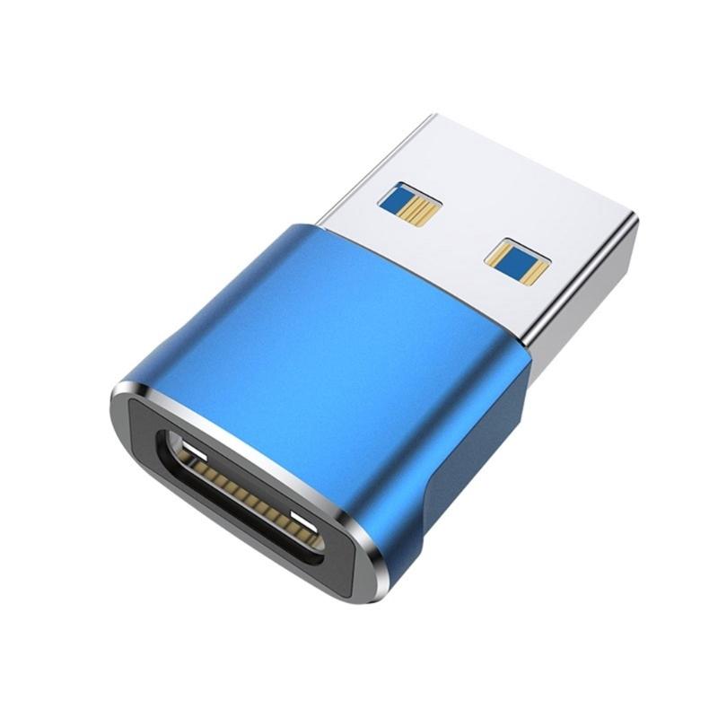 USB3.0 to Type C Adapter, USB 3.0 Male to Type C Female Connectors 5Gbps Transfer Speed for Data Transfer and Charging синій
USB3.0 to Type C Adapter, USB 3.0 Male to Type C Female Connectors 5Gbps Transfer Speed for Data Transfer and Charging синій