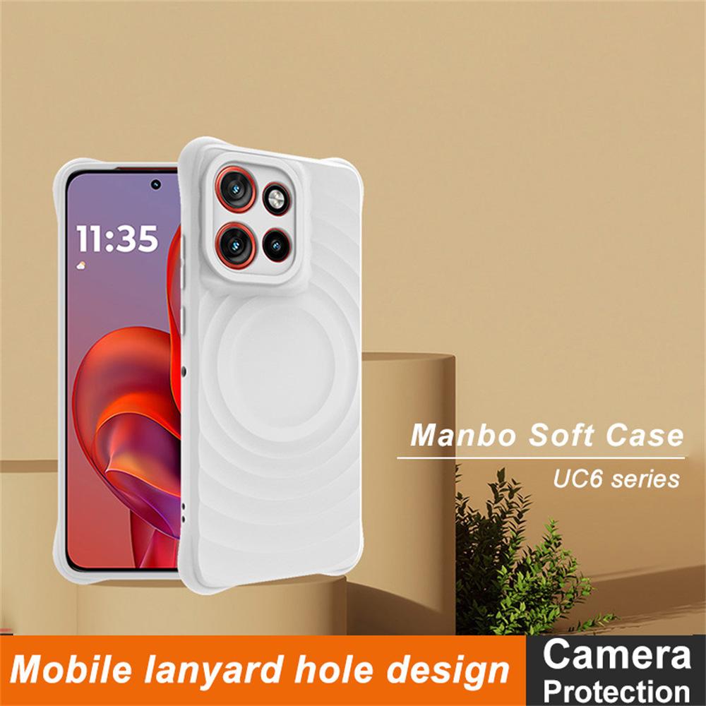 IMAK UC-6 Series for Motorola Thinkphone 25 5G/Moto S50 5G/Edge 50 Neo 5G Case Water Drop Texture Anti-Skid Matte TPU Cover Matte Black
IMAK UC-6 Series for Motorola Thinkphone 25 5G/Moto S50 5G/Edge 50 Neo 5G Case Water Drop Texture Anti-Skid Matte TPU Cover Matte Black