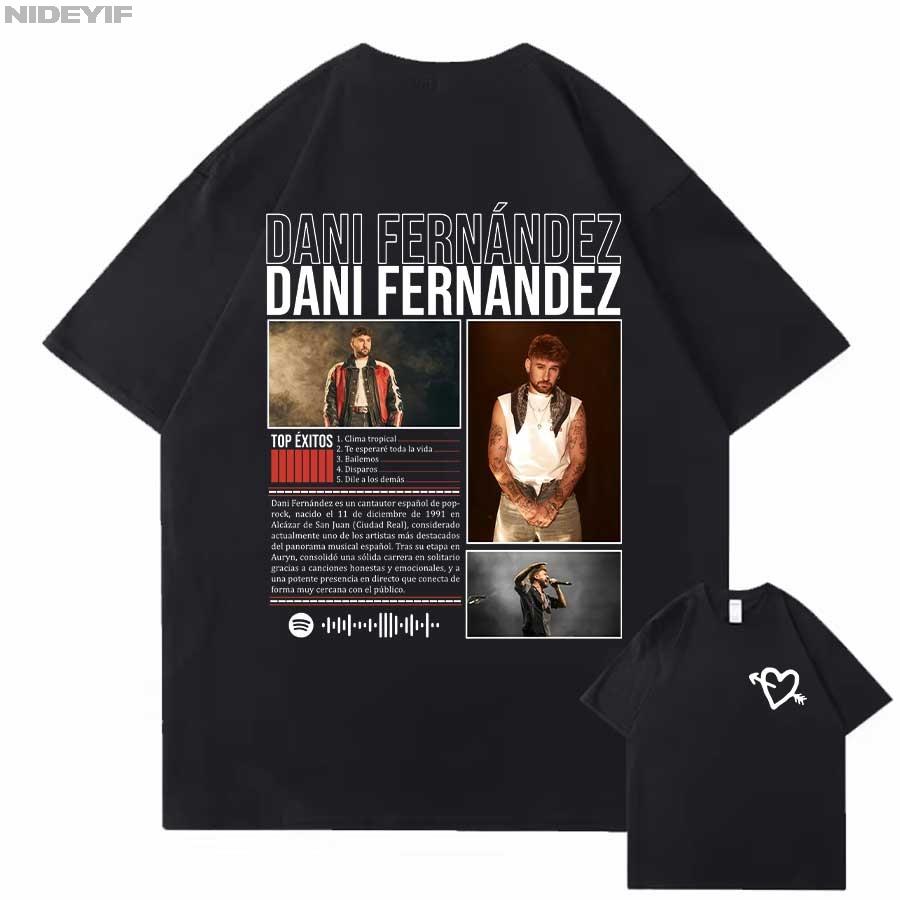 Dani Fernandez Camiseta Dani Fernández Merch T shirt for Unisex Women Hiphop Streetwear Oversized Tops 100 Cotton TShirt DNF1 S
Dani Fernandez Camiseta Dani Fernández Merch T shirt for Unisex Women Hiphop Streetwear Oversized Tops 100 Cotton TShirt DNF1 S