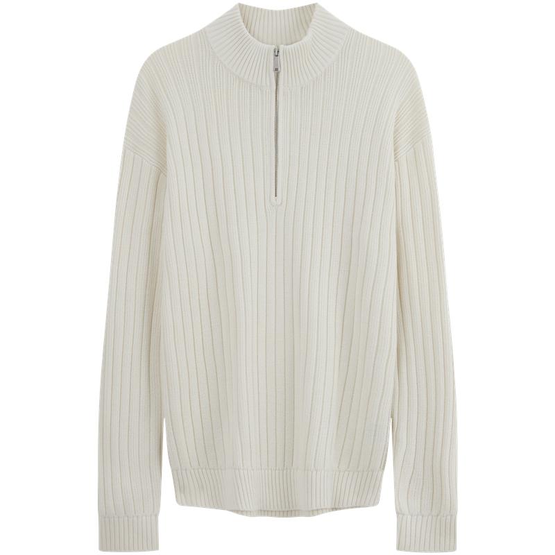 Calvin Klein Casual Commuting Comfortable Half-Zip Striped Knit Top Men tops Milk-White J326199 S
Calvin Klein Casual Commuting Comfortable Half-Zip Striped Knit Top Men tops Milk-White J326199 S