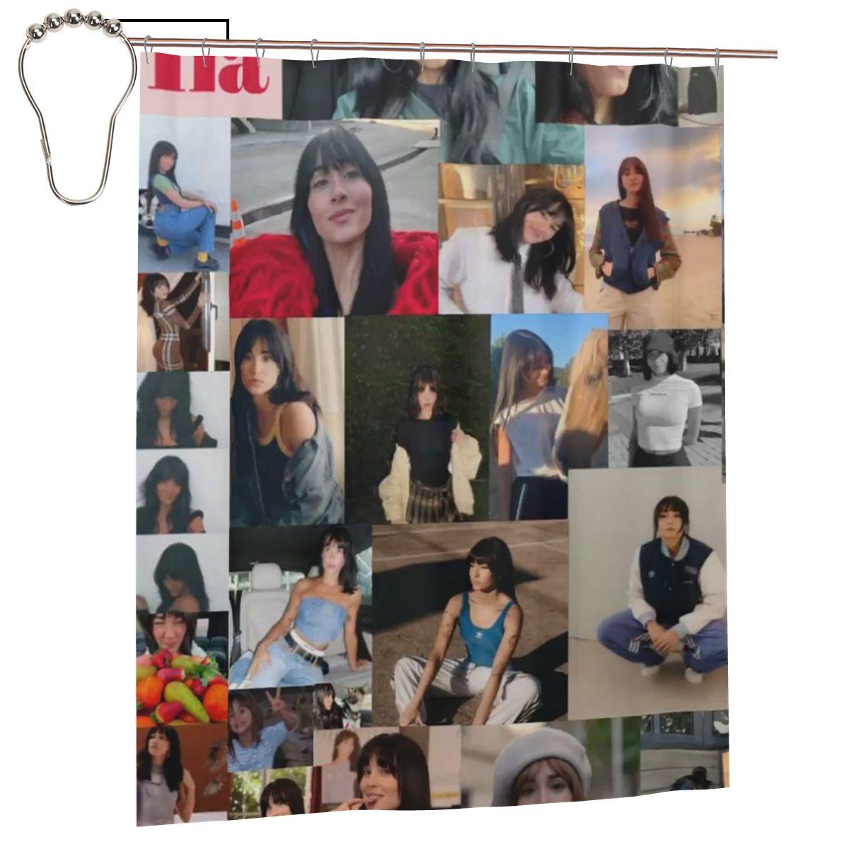 Aitana Ocana Singer Shower Curtain Bathroom Polyester Waterproof Bath Curtains With Hooks W60H190(CM)-1 Pcs
Aitana Ocana Singer Shower Curtain Bathroom Polyester Waterproof Bath Curtains With Hooks W60H190(CM)-1 Pcs