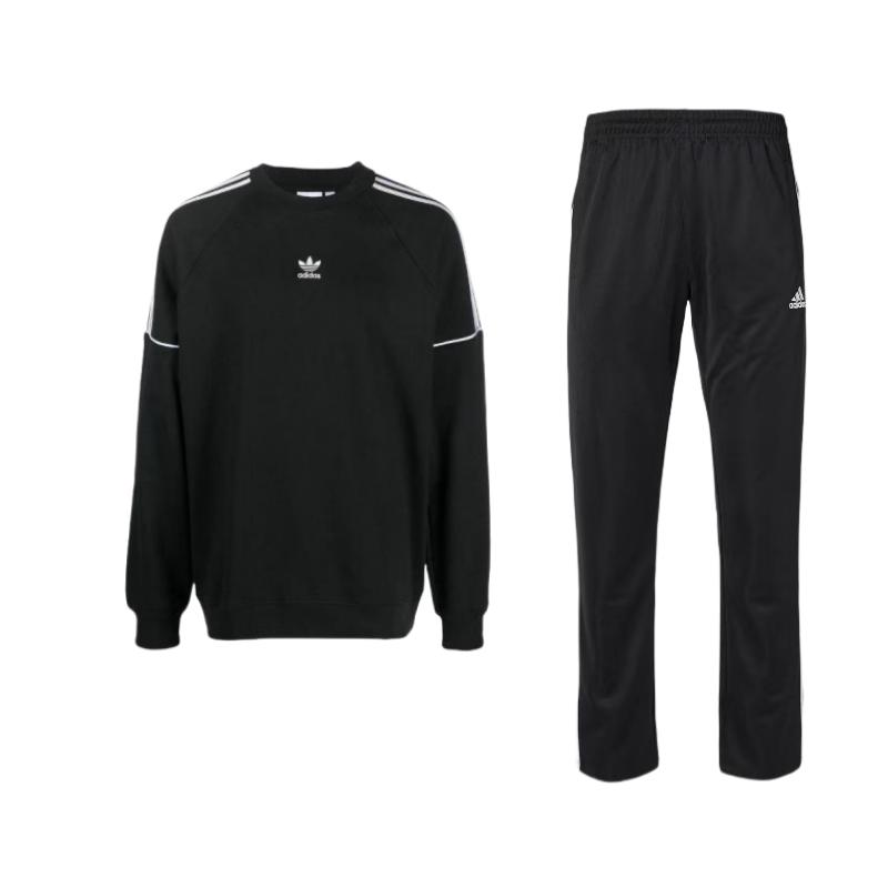 Adidas Полосатый логотип с круглым вырезом, однотонный длинный рукав, толстовка и эластичный пояс, длинные брюки, повседневный спортивный комплект, мужские комплекты, черный цвет TR30P-BW+HK7344 M
Adidas Полосатый логотип с круглым вырезом, однотонный длинный рукав, толстовка и эластичный пояс, длинные брюки, повседневный спортивный комплект, мужские комплекты, черный цвет TR30P-BW+HK7344 M