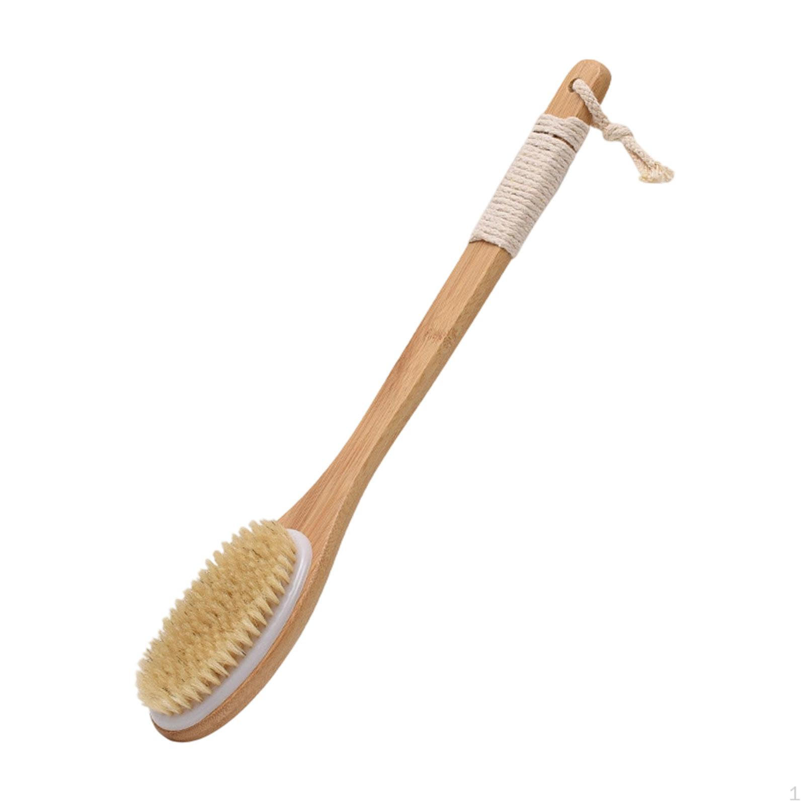 Щітка для спини Душова мочалка Легка Глибоке очищення М яка щетина Довга дерев яна ручка Для подарунка 43 cmx7.5 cm
Щітка для спини Душова мочалка Легка Глибоке очищення М яка щетина Довга дерев яна ручка Для подарунка 43 cmx7.5 cm