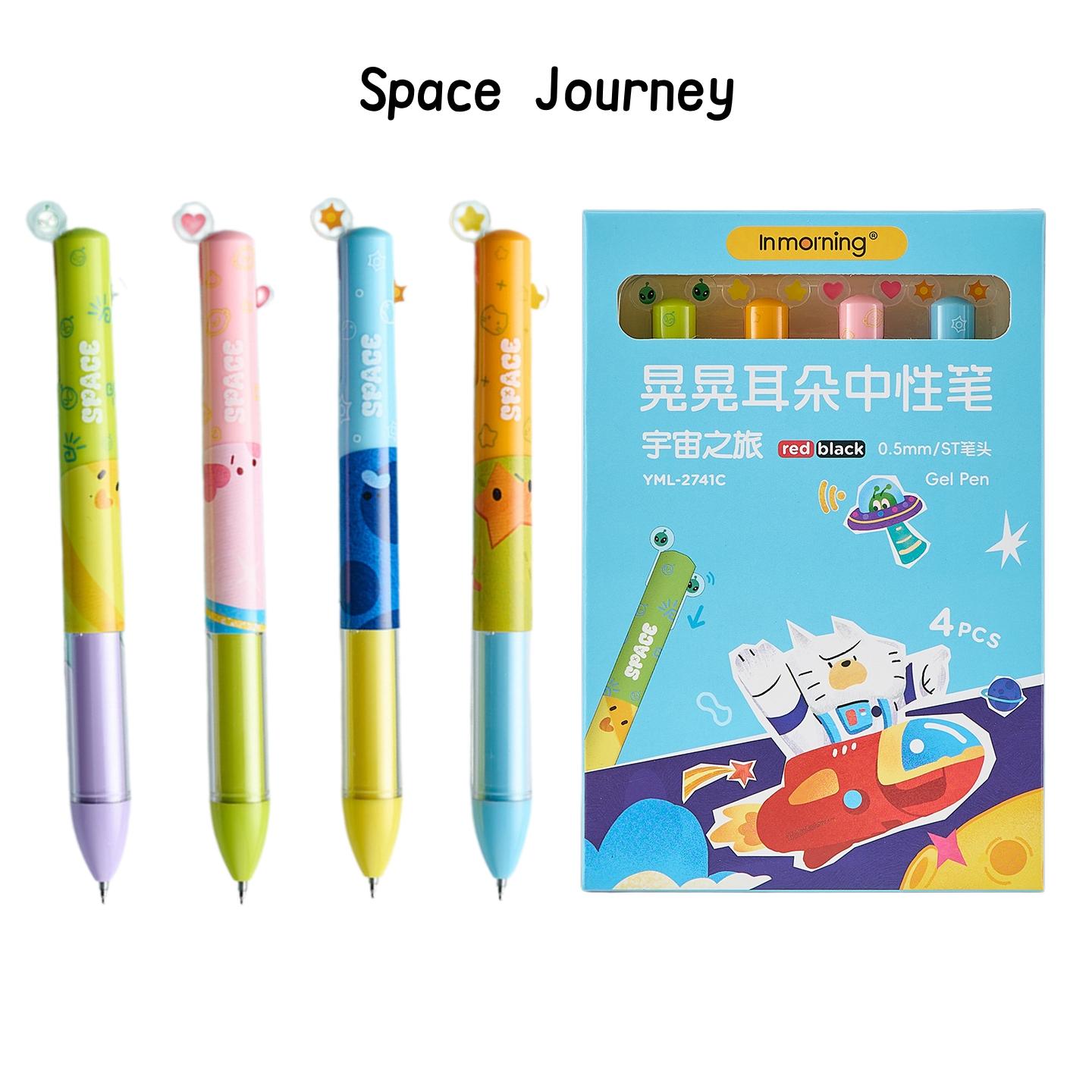 4-Pack Adorable Multicolored Panda Gel Pens Dual-Tone Black & Red Ink Fine 0.5mm Tip for Smooth Writing
4-Pack Adorable Multicolored Panda Gel Pens Dual-Tone Black & Red Ink Fine 0.5mm Tip for Smooth Writing