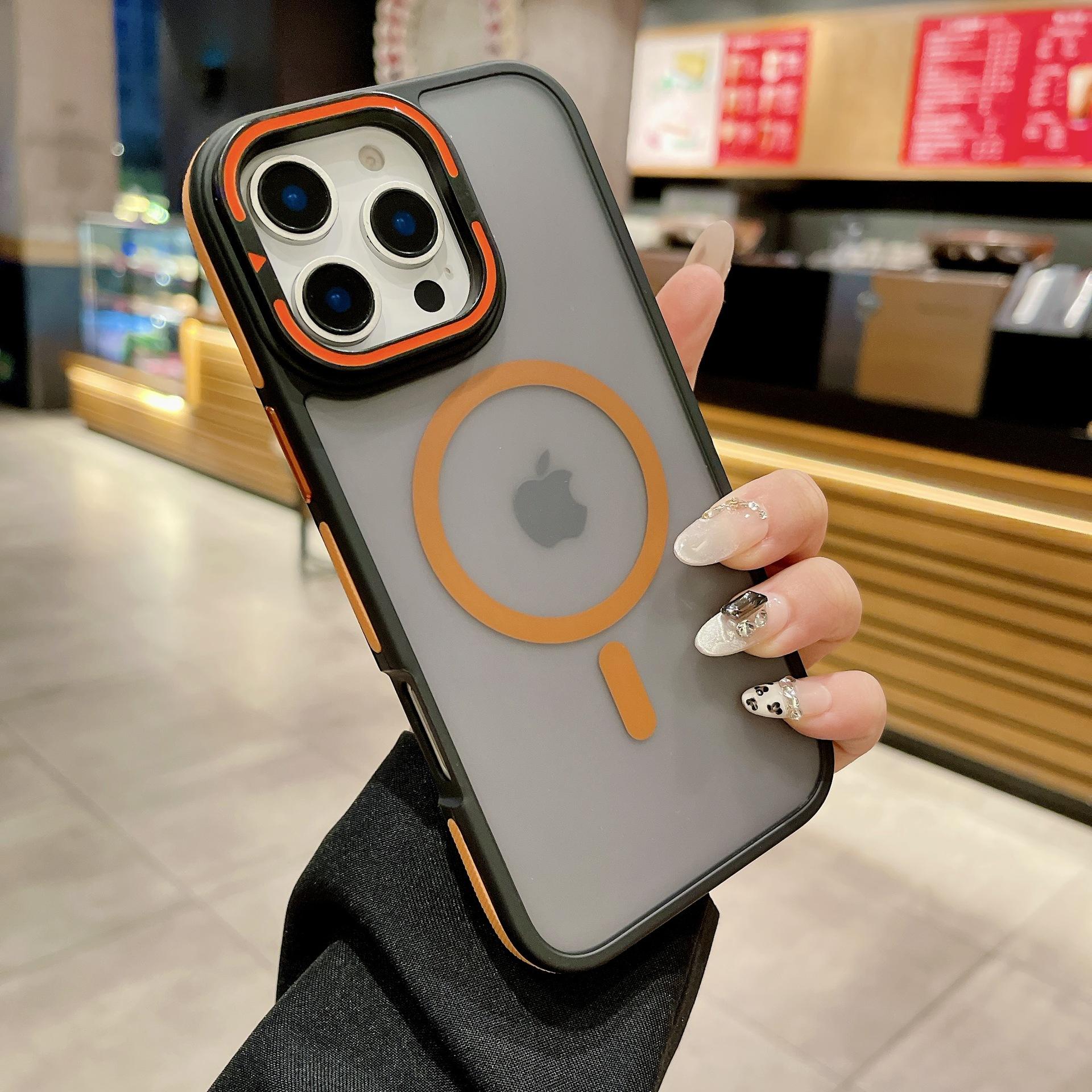 This Anti-slip 15p Wireless Charging Case Is Suitable for The Apple 16Pro Dual-color Bezel Magnetic Lens Holder Apple 11
This Anti-slip 15p Wireless Charging Case Is Suitable for The Apple 16Pro Dual-color Bezel Magnetic Lens Holder Apple 11