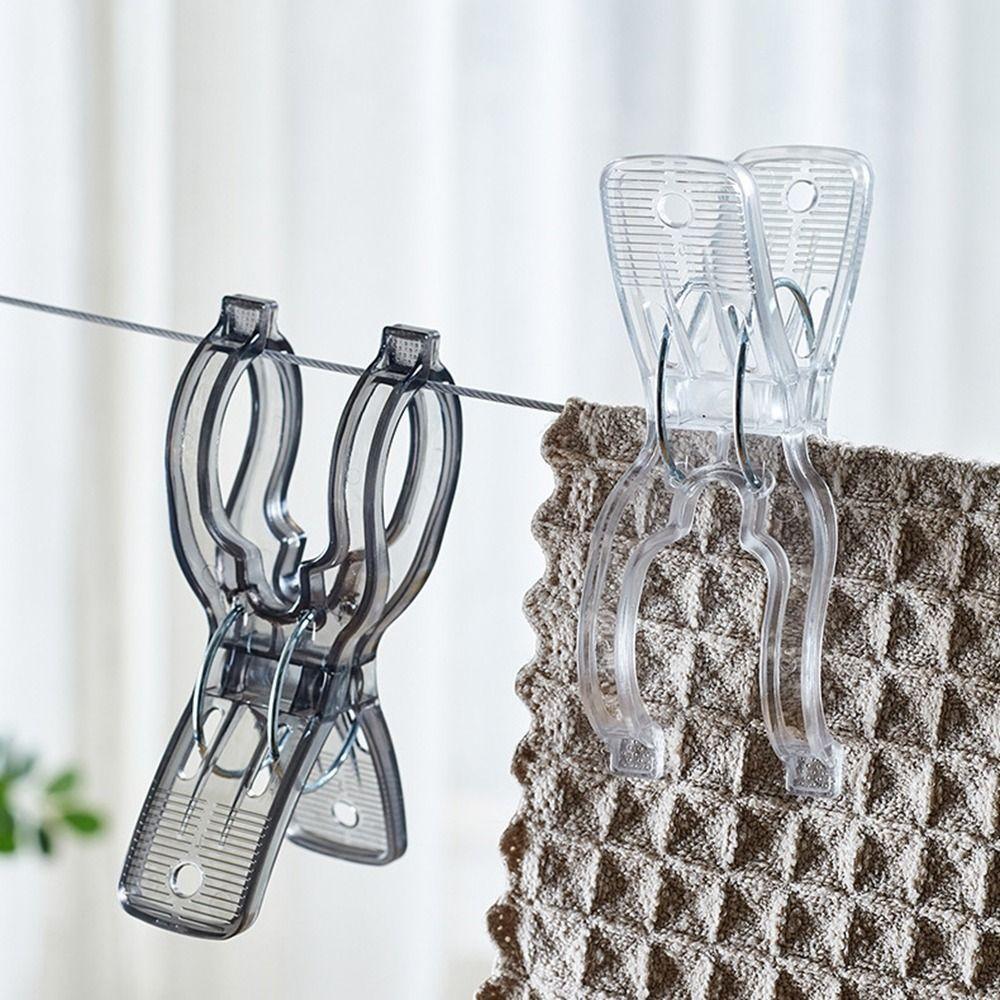 4Pcs Transparent Transparent Clothespin Plastic Clothes Drying Clips for Household L синий
4Pcs Transparent Transparent Clothespin Plastic Clothes Drying Clips for Household L синий