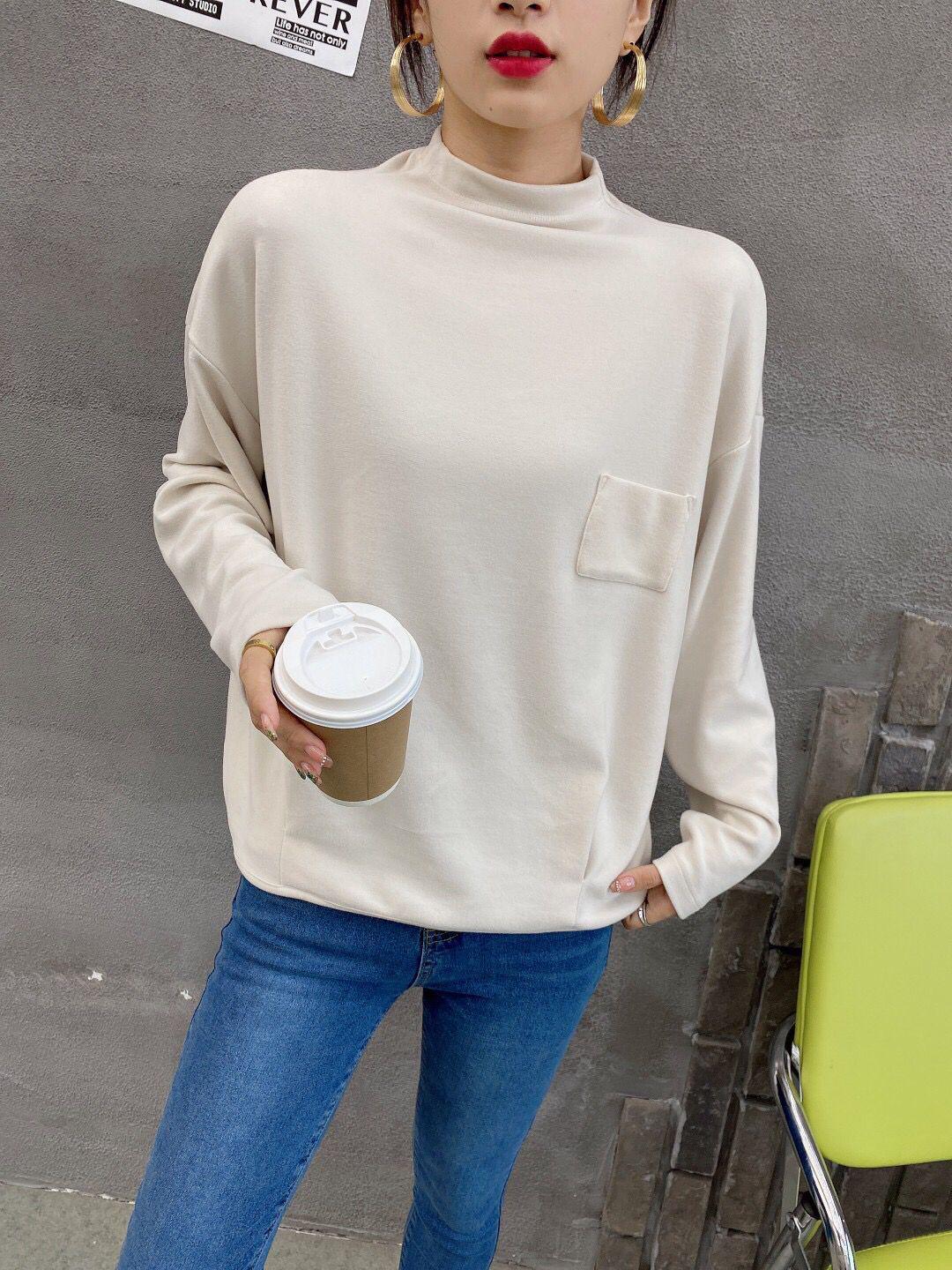Plush Velvet Korean Loose Half Turtleneck Pullover with Pocket for Autumn and Winter One Size белый
Plush Velvet Korean Loose Half Turtleneck Pullover with Pocket for Autumn and Winter One Size белый