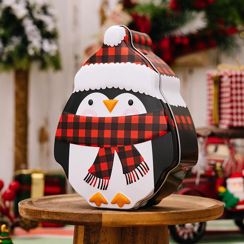 Stylish American And European Gingerbread Man Cookie Tin Box For Fun Festive RedBlack Box Penguin
Stylish American And European Gingerbread Man Cookie Tin Box For Fun Festive RedBlack Box Penguin
