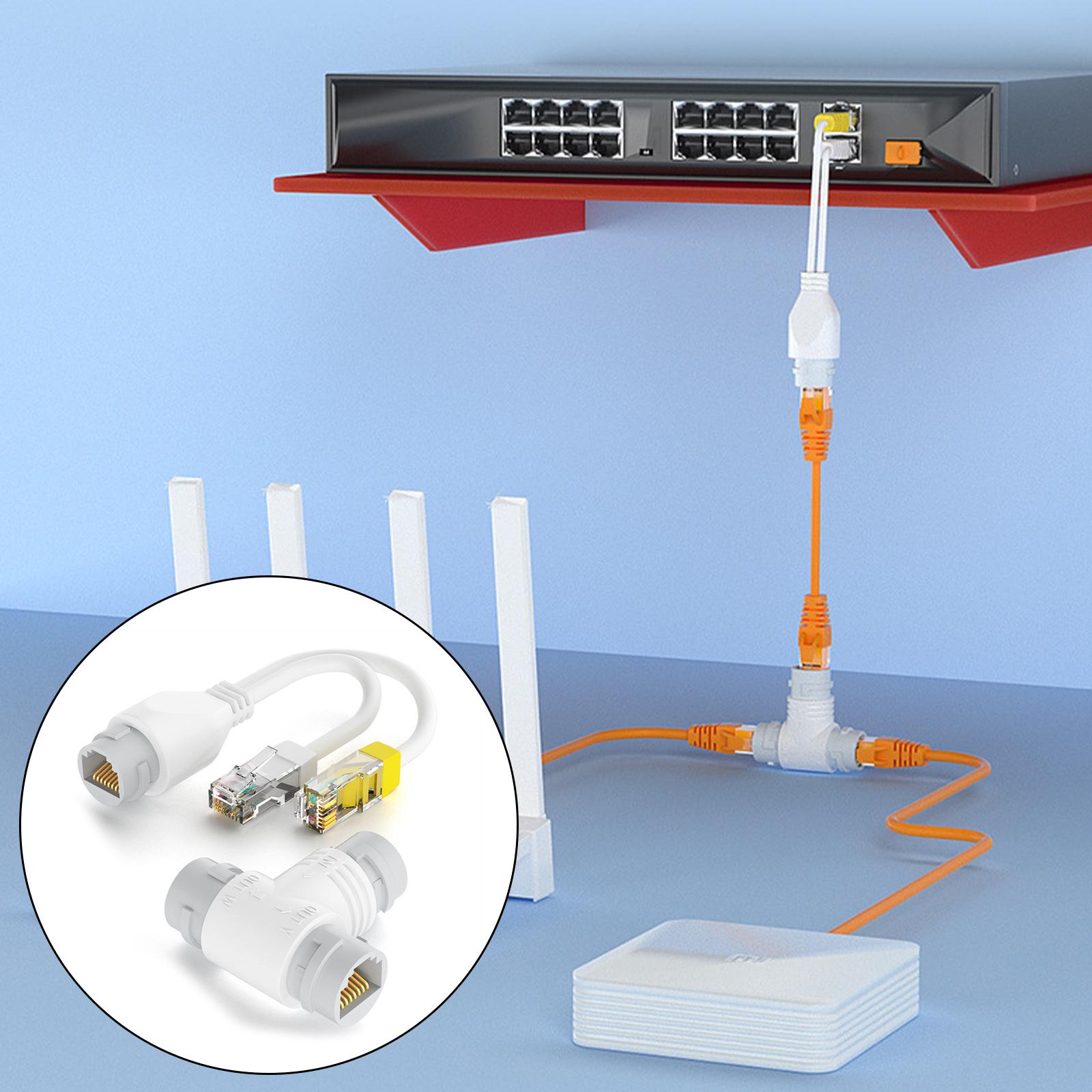 Dual Port POE Splitter Adapter Networking Cable RJ45 Connector for Security Cameras and Monitoring Systems POE Extender A
Dual Port POE Splitter Adapter Networking Cable RJ45 Connector for Security Cameras and Monitoring Systems POE Extender A