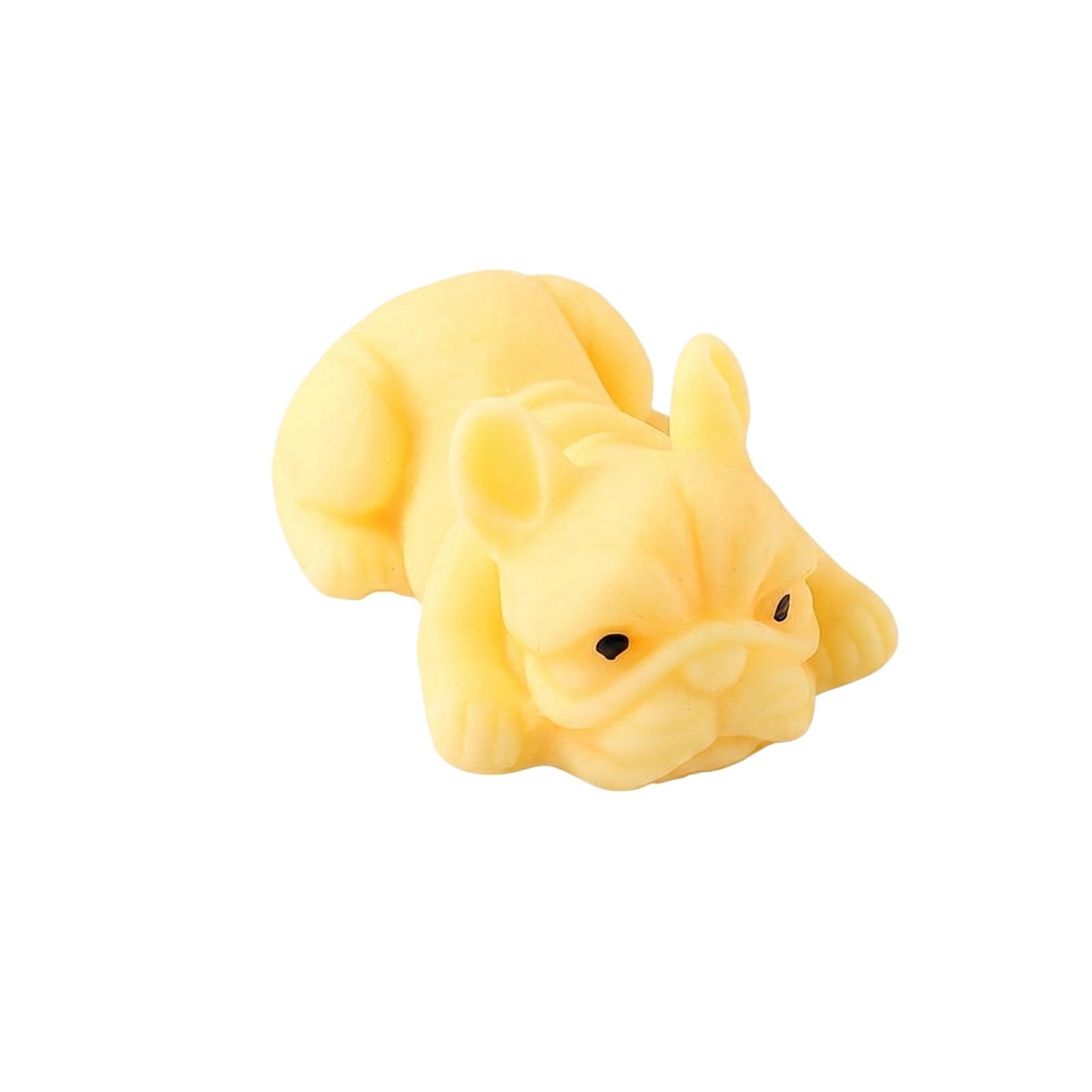Soft Silicone Bulldog Stress Relief Toy Squeeze Squishy Novelty Puppy Shape Sensory Fidget Toy for Anxiety and Relaxation One Size жёлтый
Soft Silicone Bulldog Stress Relief Toy Squeeze Squishy Novelty Puppy Shape Sensory Fidget Toy for Anxiety and Relaxation One Size жёлтый