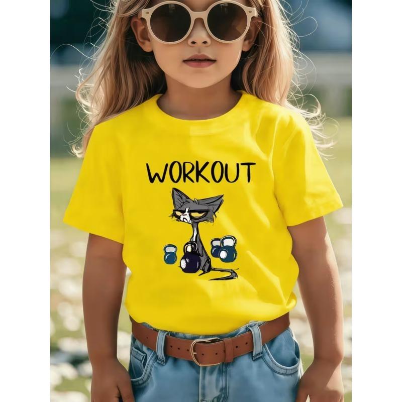European sizes Cat Print Soft, Comfortable, Skin-Friendly Casual Short-Sleeve T-Shirt, Trendy Summer Top for Girls 164cm жовтий
European sizes Cat Print Soft, Comfortable, Skin-Friendly Casual Short-Sleeve T-Shirt, Trendy Summer Top for Girls 164cm жовтий