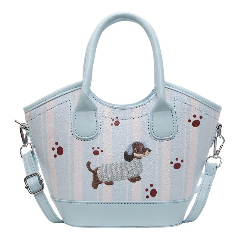 Niche design fashion gift dachshund dog bucket handbag new vegetable basket shoulder messenger bag синій
Niche design fashion gift dachshund dog bucket handbag new vegetable basket shoulder messenger bag синій