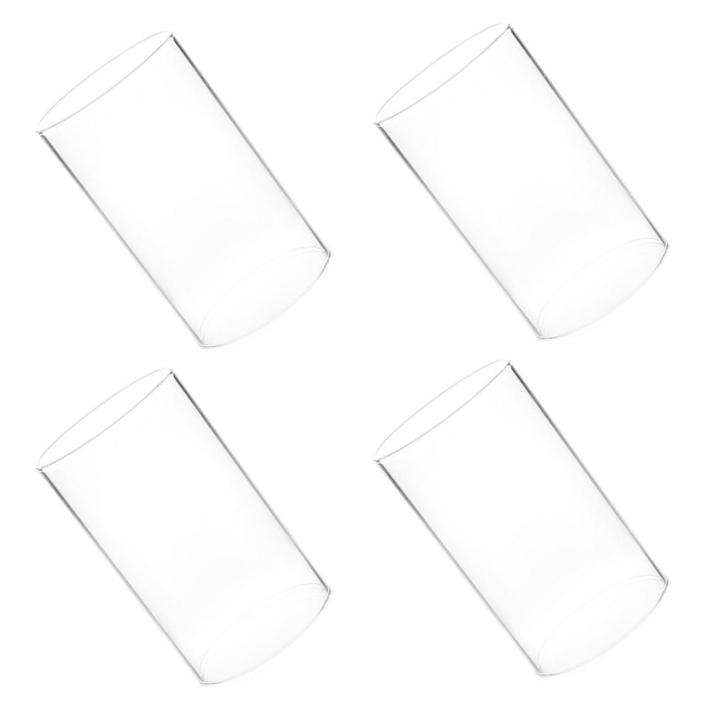 4Pcs Simple Glass Cover Containers High Quality Borosilicate Windproof Creative Decoration Cover 20X6X6CM
4Pcs Simple Glass Cover Containers High Quality Borosilicate Windproof Creative Decoration Cover 20X6X6CM